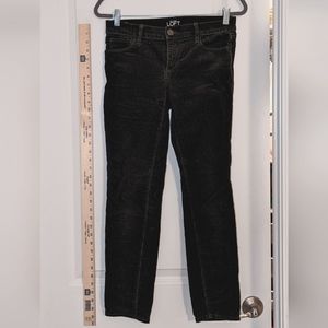 Dark olive green skinny cords